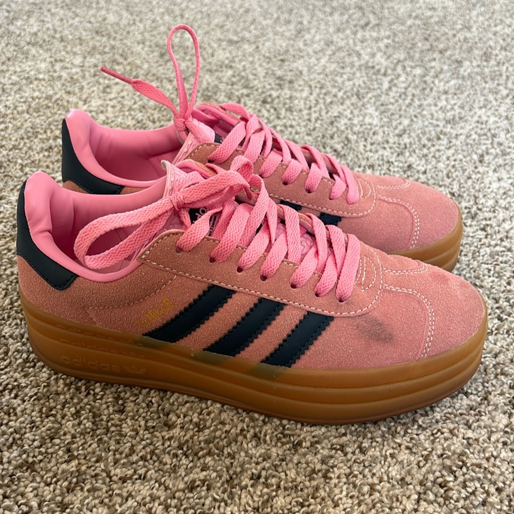 Adidas Gazelles!!!! The size is just too small for me, and I couldn’t return